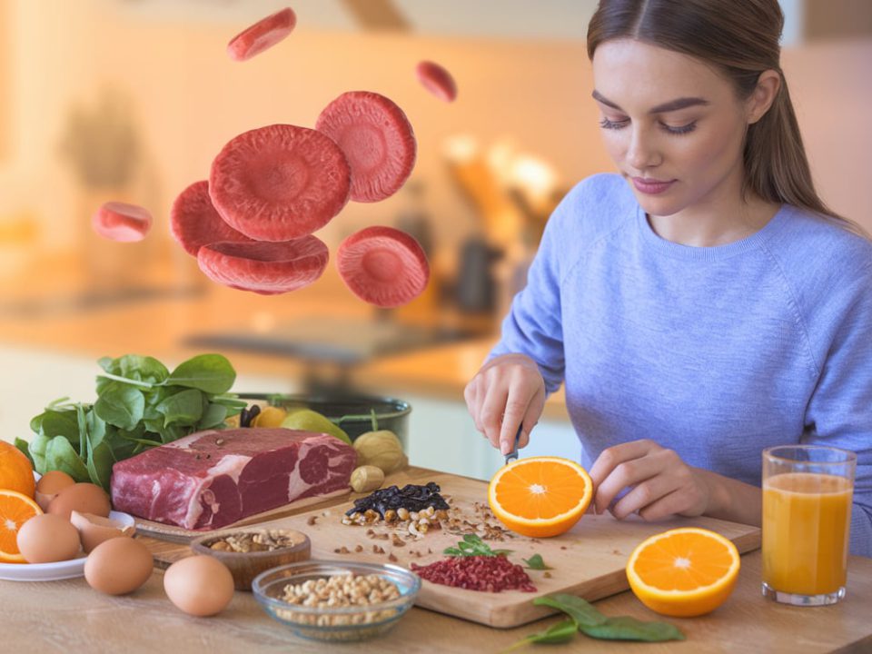 درمان کم خونی با تغذیه