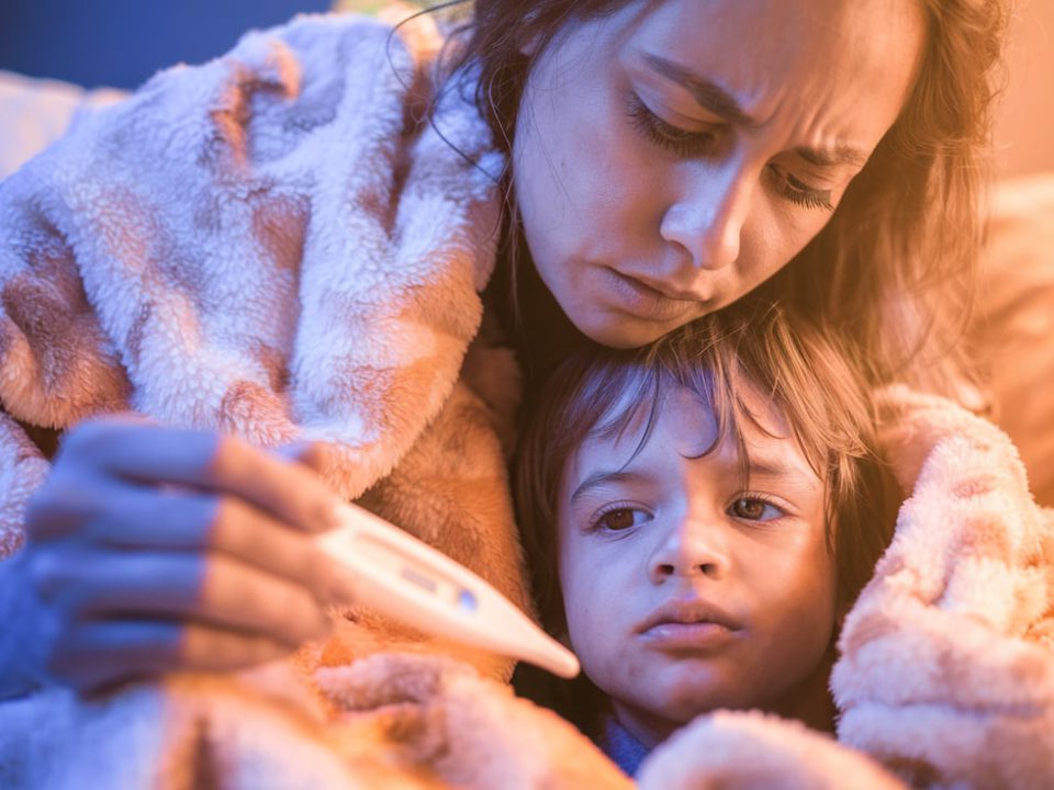 تب و لرز در کودکان