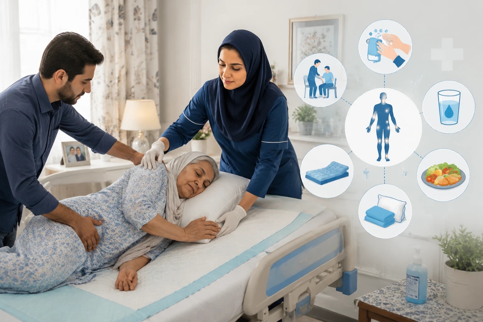 پیشگیری از زخم بستر در سالمندان | مرکز خدمات پرستاری