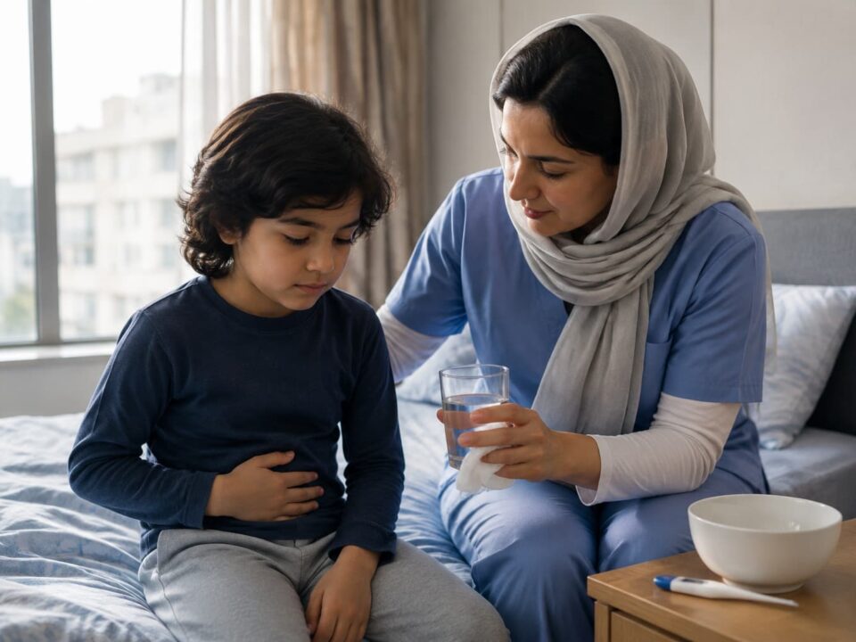 تهوع و استفراغ در کودکان - مراقبت و درمان تهوع و استفراغ در کودکان و نوزادان در منزل