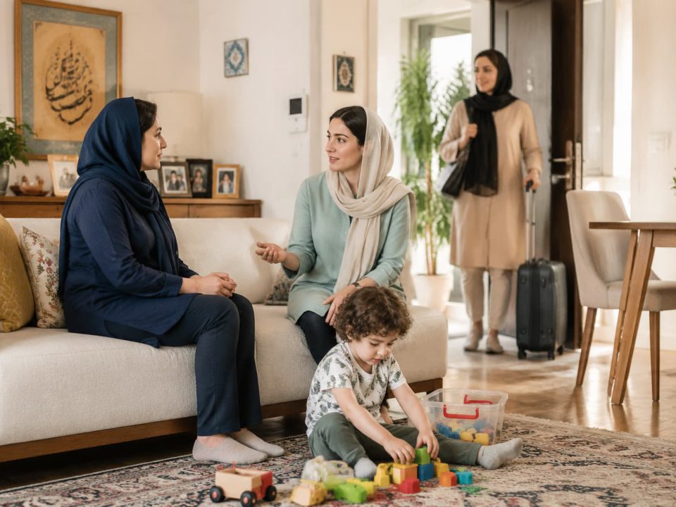 تعویض پرستار کودک | مرکز پارسیان مهرپرور