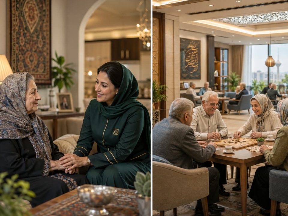 پرستار سالمند در منزل یا خانه سالمندان | مرکز مهرپرور